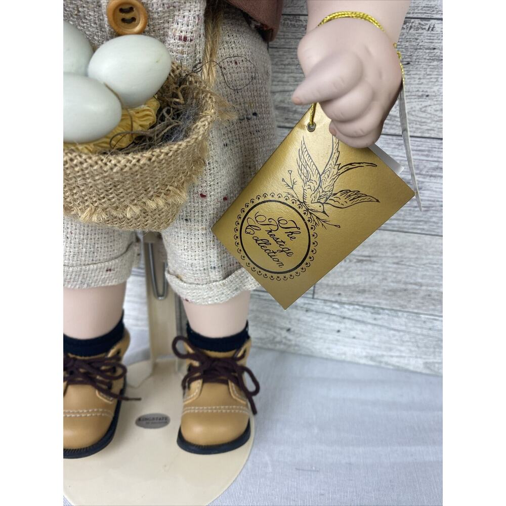 The Prestige Collection JIMMY Doll #0363/3500 Porcelain Original Box COA &Stand - Picture 4 of 15